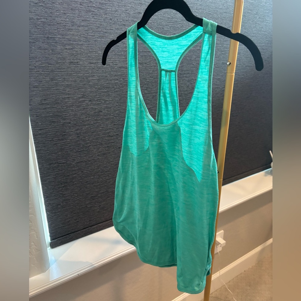 Lululemon Aqua Racerback Tank Top